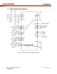 NAU85L40YG Datasheet Page 21