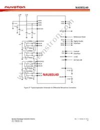 NAU85L40YG Datasheet Page 22