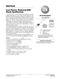 NB2762ASNR2G Datasheet Cover