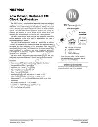 NB2769ASNR2G Datasheet Cover