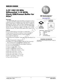 NB3N1900KMNG Datasheet Cover