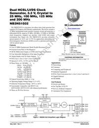 NB3N51032DTR2G Datasheet Cover