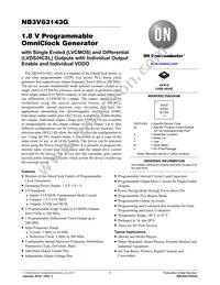 NB3V63143G00MNR2G Datasheet Cover