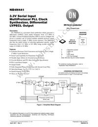 NB4N441MNR2G Datasheet Cover