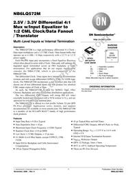 NB6LQ572MMNR4G Datasheet Cover