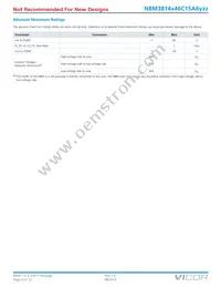 NBM3814V46C15A6T00 Datasheet Page 4