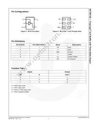 NC7SP126FHX Datasheet Page 4