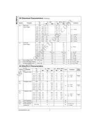 NC7SP14L6X Datasheet Page 5