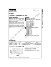 NC7SP32L6X Datasheet Page 2