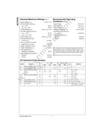 NC7ST02M5 Datasheet Page 3