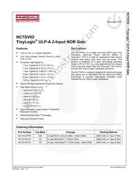 NC7SV02FHX Datasheet Page 2