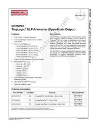 NC7SV05FHX Datasheet Page 2