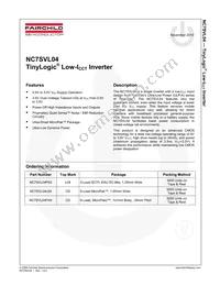NC7SVL04FHX Datasheet Page 2