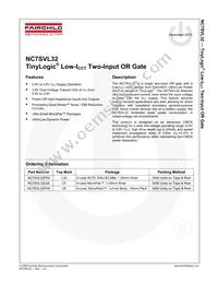 NC7SVL32FHX Datasheet Page 2