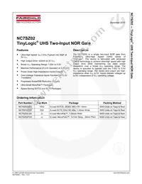 NC7SZ02M5 Datasheet Page 2