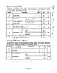 NC7SZ14P5X_F065 Datasheet Page 3