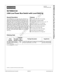 NC7WBD3125K8X Datasheet Page 2