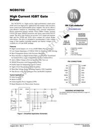 NCD5702DR2G Datasheet Cover