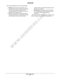NCL30105DR2G Datasheet Page 21