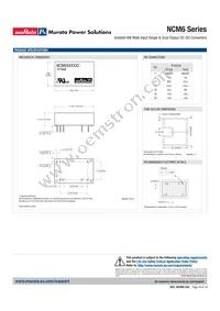 NCM6S1203C Datasheet Page 19