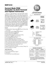 NCP1212DR2G Datasheet Cover