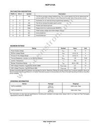 NCP1215ASNT1G Datasheet Page 3