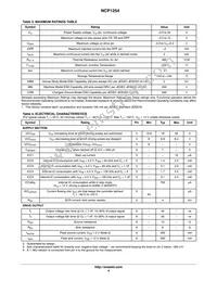NCP1254ASN65T1G Datasheet Page 4