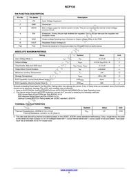 NCP135BMT040TBG Datasheet Page 3