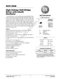 NCP1393BDR2G Datasheet Cover