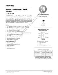 NCP1403SNT1G Datasheet Cover