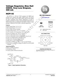 NCP145AMX120TCG Datasheet Cover