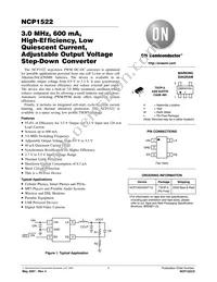 NCP1522ASNT1G Datasheet Cover