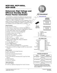 NCP1605DR2G Datasheet Cover