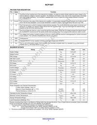 NCP1607BDR2G Datasheet Page 3