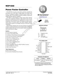 NCP1650DR2G Datasheet Cover