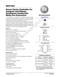 NCP1654BP65G Datasheet Cover