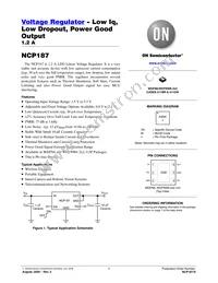 NCP187AMT330TAG Datasheet Cover