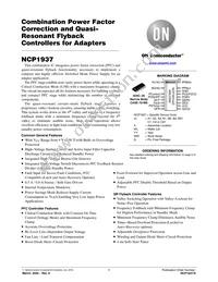 NCP1937C61DR2G Datasheet Cover