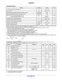 NCP2817BFCCT2G Datasheet Page 3