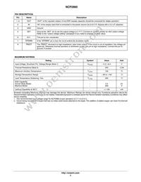 NCP2860DMADJR2G Datasheet Page 3