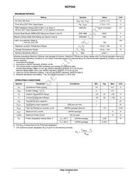 NCP340MUTBG Datasheet Page 3