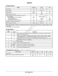 NCP4672DR2G Datasheet Page 2