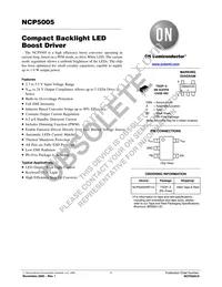 NCP5005SNT1G Datasheet Cover