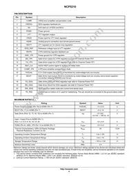 NCP5210MNR2G Datasheet Page 4