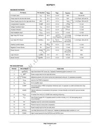 NCP5211BDR2G Datasheet Page 3
