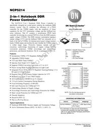 NCP5214MNR2G Datasheet Cover