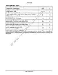 NCP5383MNR2G Datasheet Page 5