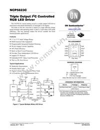 NCP5623CMUTBG Datasheet Cover