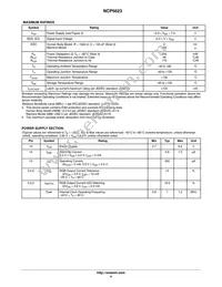 NCP5623MUTBG Datasheet Page 4