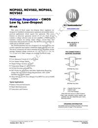 NCP563SQ50T1 Datasheet Cover